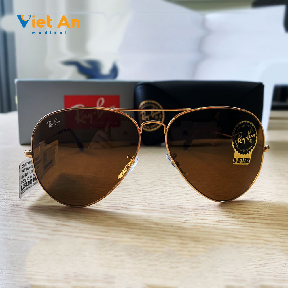 Kính mắt Rayban aviator cao cấp RB3025-001/33(62IT)