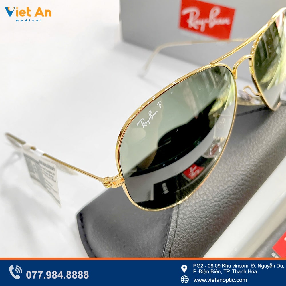 Khung gọng kim loại màu vàng Gold