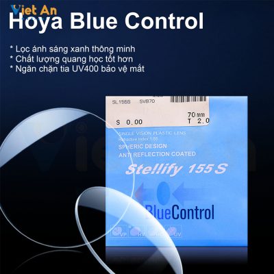 Tròng kính Hoya Blue Control