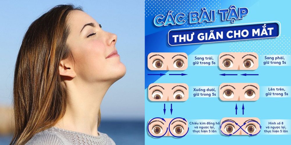 Bài tập thư giãn mắt giúp cải thiện thị lực