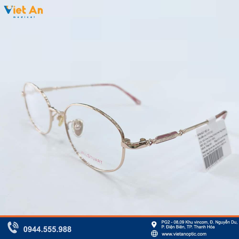 Màu vàng hồng thanh lịch, điểm nhấn thương hiệu ở càng kính