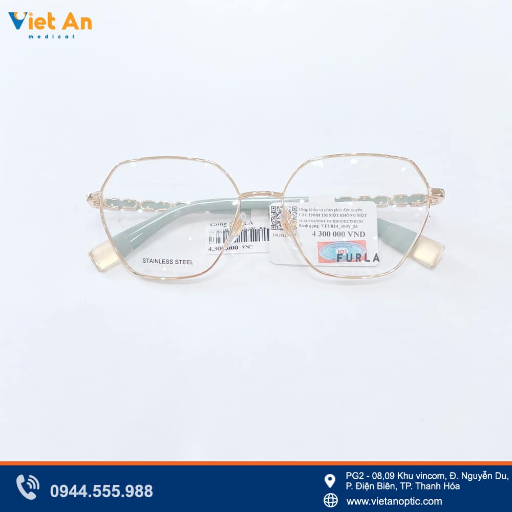 Gọng kính Furla VFU834 300Y