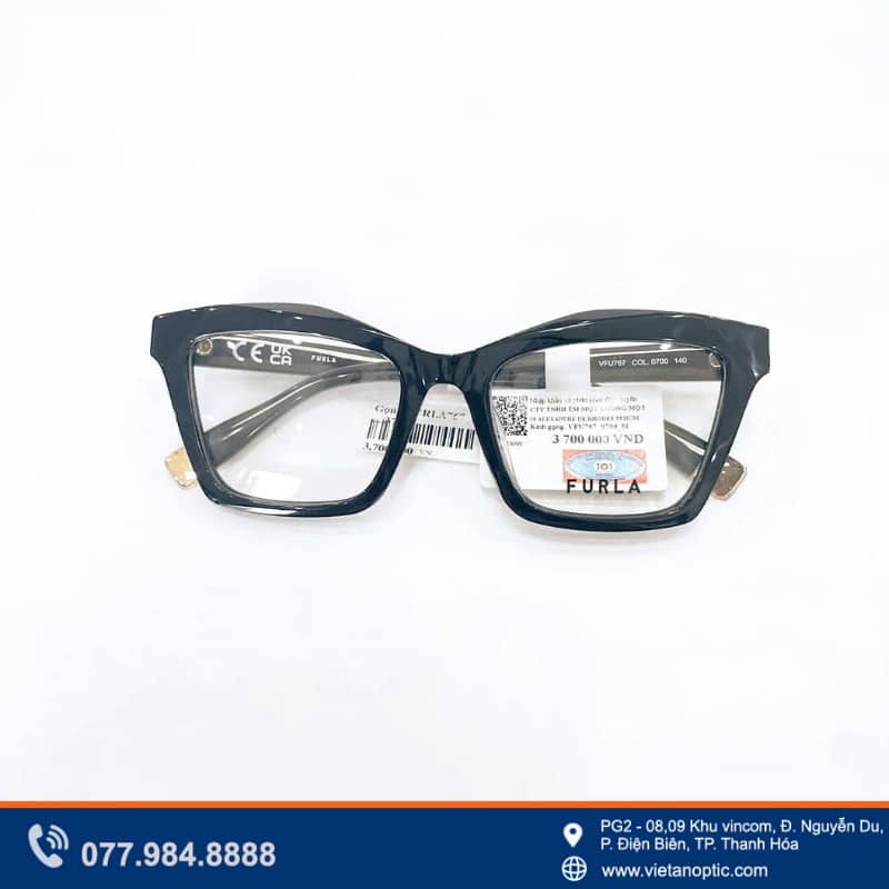 Gọng kính Furla VFU767 0700 hàng hiệu