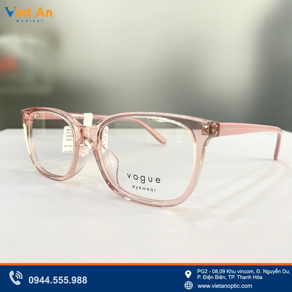 Viền mắt kính màu hồng thạch