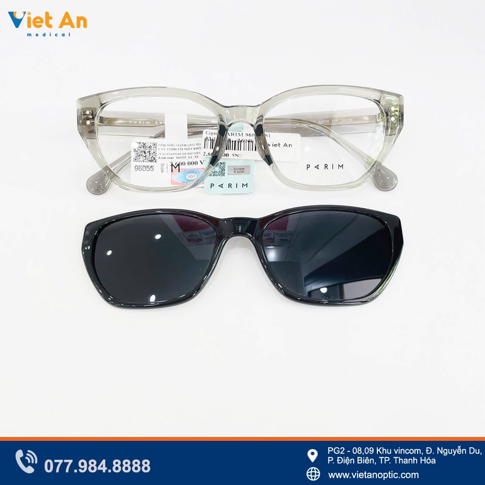 Gọng kính râm kẹp Parim 96055 S1