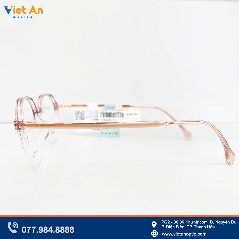 Càng kính Titanium màu vàng Gold