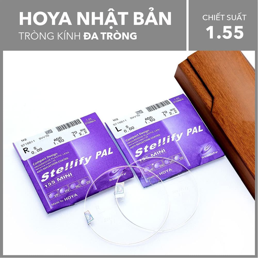 Mắt kính đa tròng Hoya Nhật Bản