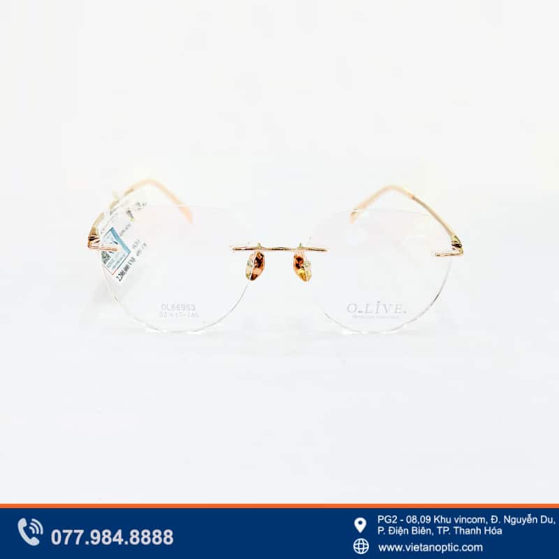 Gọng khoan dáng đa giác trẻ trung